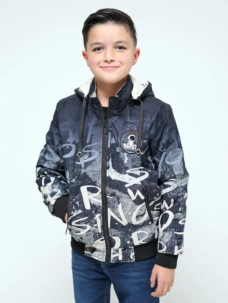 Blouson double-face garçon